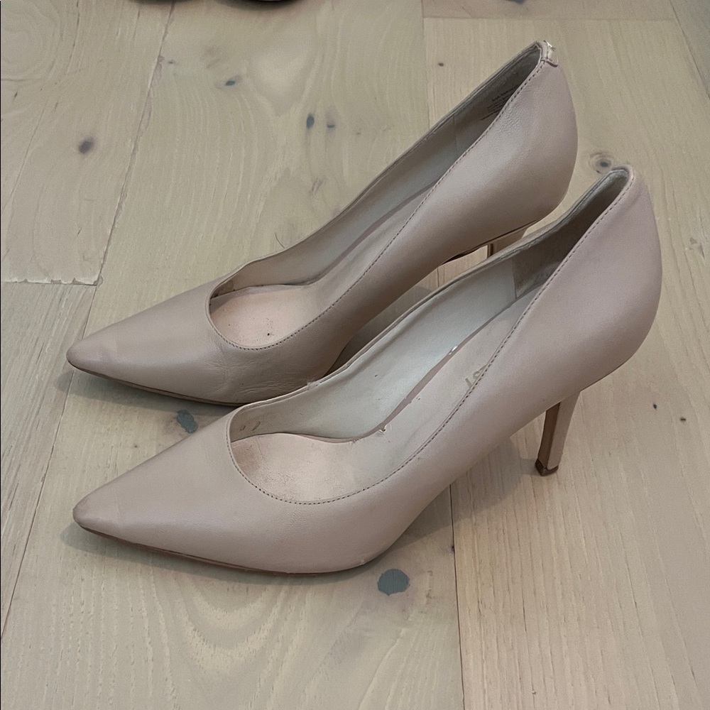 Nine West Nude Pointed Toe Heels